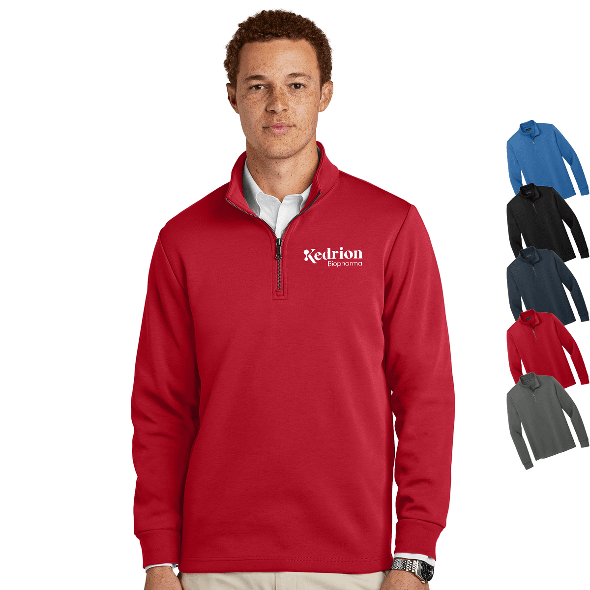 Brooks Brothers® Men’s Double-Knit 1/4-Zip Pullover