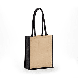 All-Natural Jute Book Bag with Rope Handles