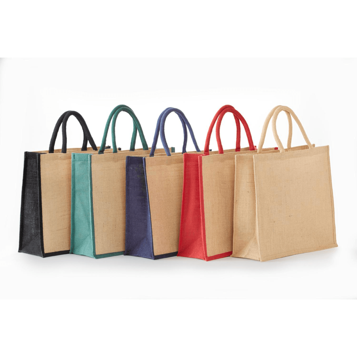 Eco-Friendly Jute Tote Bag with Rope Handles