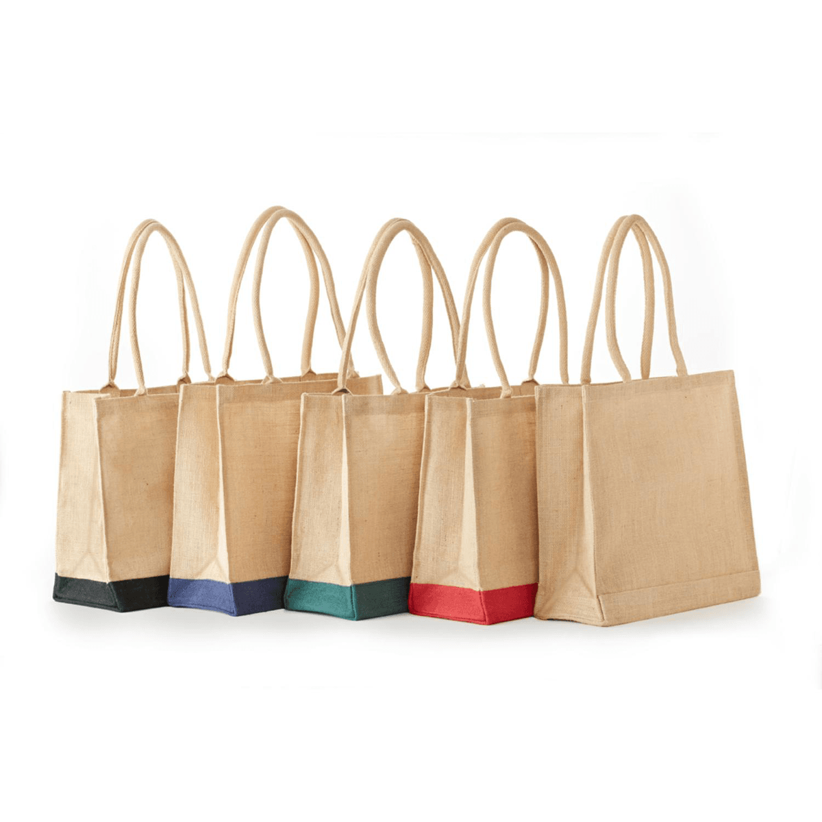 All Natural Jute Tote Bag with Rope Handles