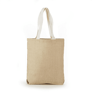 Eco-Friendly Jute Tote Bag with Gusset