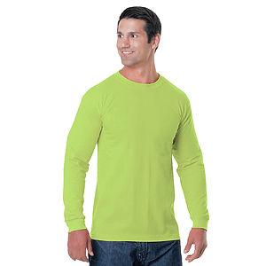 Non-ANSI USA-Made Poly-Cotton Safety Long Sleeve T-Shirt