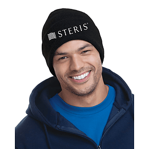 USA-Made 12" Headwear Acrylic Knit Beanie