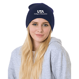 100% USA-Union Made 8" Headwear Acrylic Knit Beanie