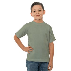 100% Cotton USA-Made Youth Crew Tee