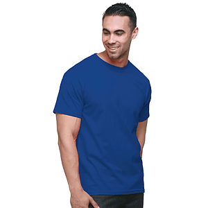 USA-Made Unisex Fine Jersey Crew Tee Shirt