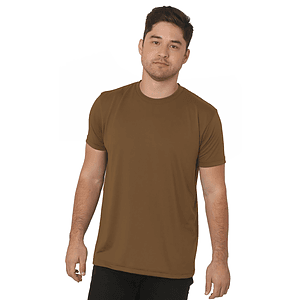 USA-Made 100% Poly Crew Performance Tee Shirt