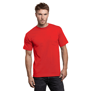 USA-Made Heavyweight Pocket Crew Tee Shirt