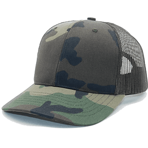 True American Made 6-Panel Camo Contrasting Mesh Tucker Cap