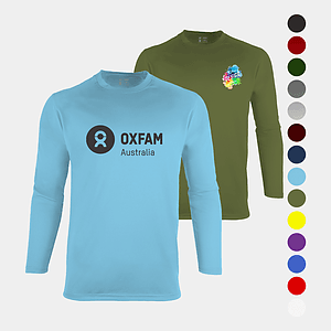 Men’s Long Sleeve Performance Crew Neck T-Shirt