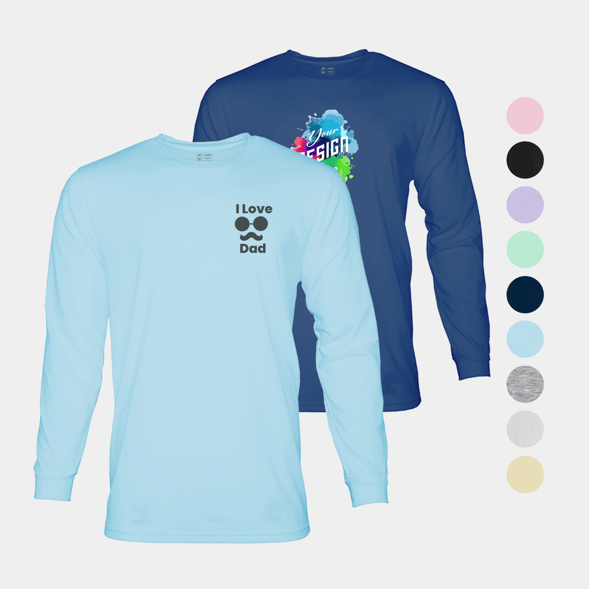 Varsity Men’s Long Sleeve Crew Neck Tee