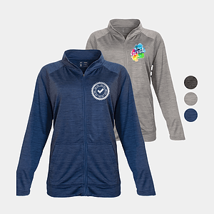 Dye Women’s Full Zip Mock-Neck Jacket