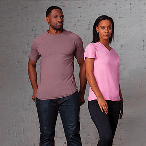 Men's Mesh-Back Performance Breathable T-Shirt