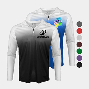 Men’s Gradient Sublimated 1/4 Zip Training Hoodie