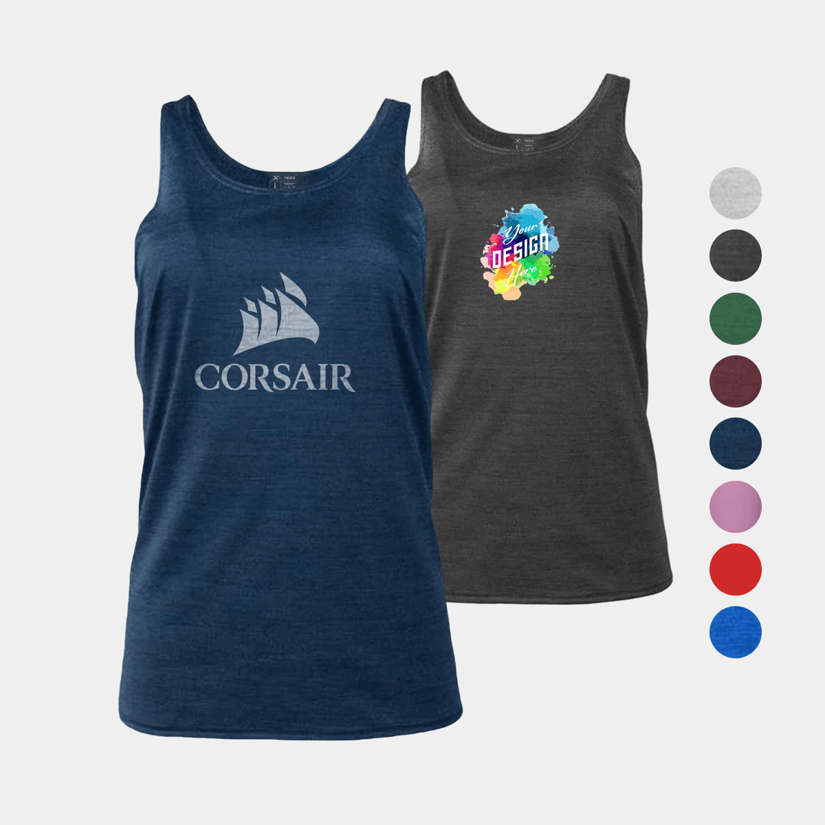 Imperial Space Dye Women's Racerback Tank