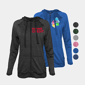 Imperial Space Dye Women's Full Zip Hoodie