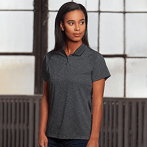 Titanium Heather Women's Performance Polo