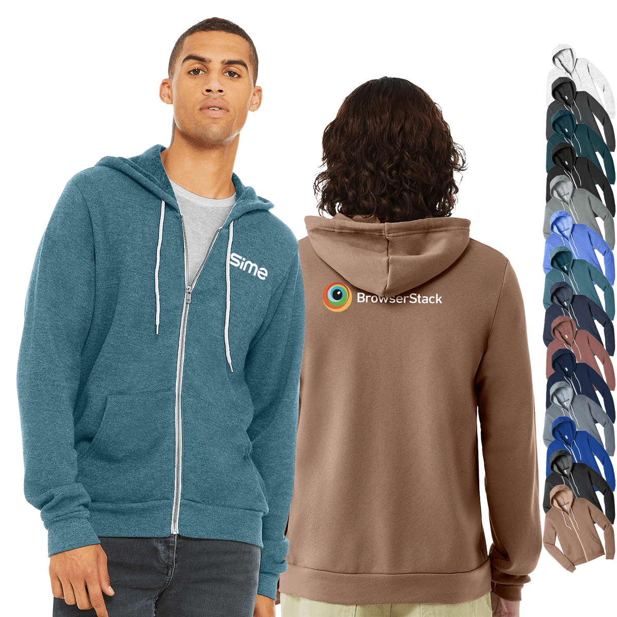 BELLA+CANVAS ® Unisex Sponge Fleece Full-Zip Hoodie