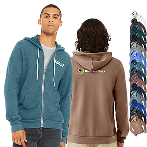 BELLA+CANVAS ® Unisex Sponge Fleece Full-Zip Hoodie