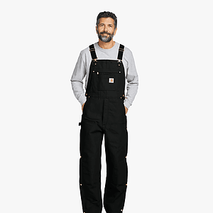 Carhartt® Firm Duck Insulated Bib Overalls