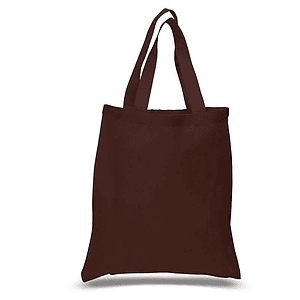Eco-Friendly 100% Cotton Canvas Tote Bag USA Decorated (15" x 16")