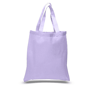 Eco-Friendly 100% Cotton Canvas Tote Bag USA Decorated (15" x 16")