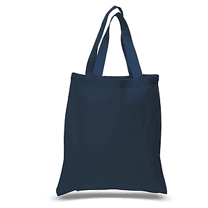 Eco-Friendly 100% Cotton Canvas Tote Bag USA Decorated (15" x 16")