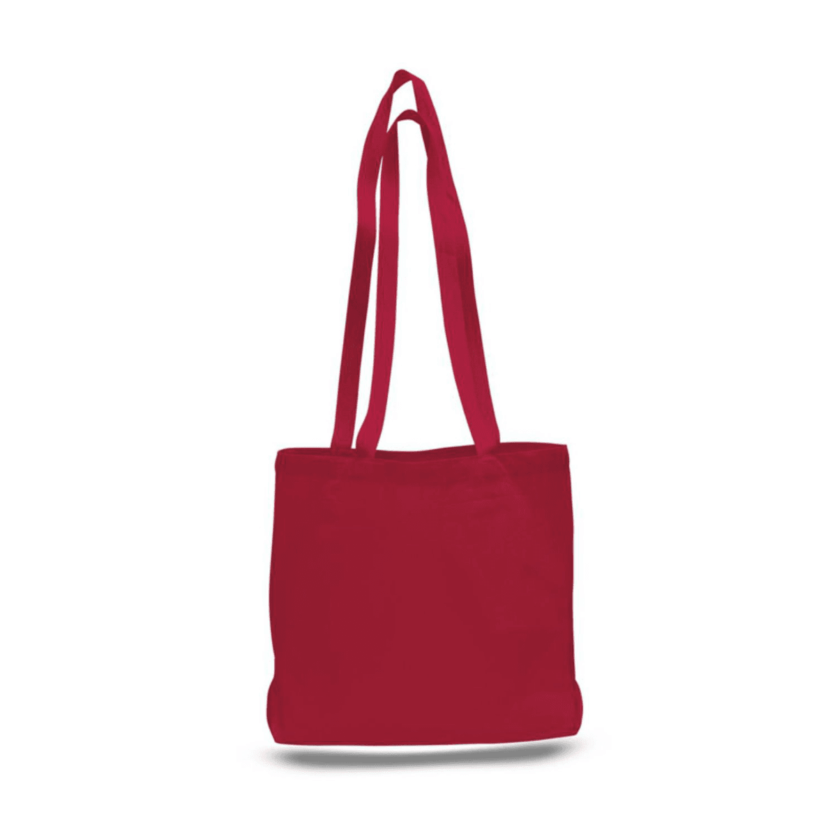 Large Cotton Canvas Messenger Tote Bag USA Decorated (18" x 14")