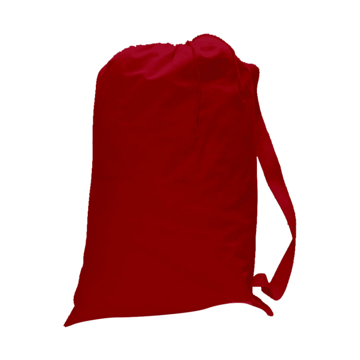 Medium Size Cotton Canvas Drawstring Heavy Duty Bag USA Decorated (19" x 27")