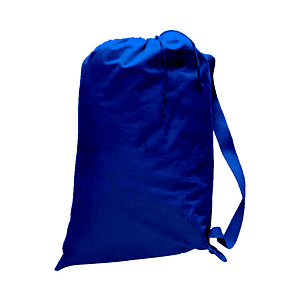 Medium Size Cotton Canvas Drawstring Heavy Duty Bag USA Decorated (19" x 27")
