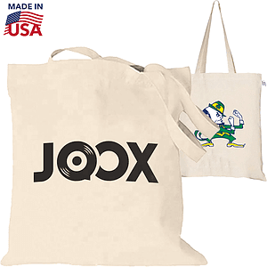 USA-Made 7 oz. Cotton Canvas Tote Bags (13.5" x 15")