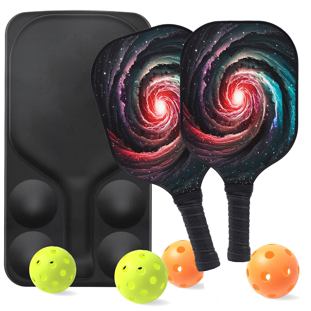 Fiberglass Pickleball Set for Kids w/ EVA Bag