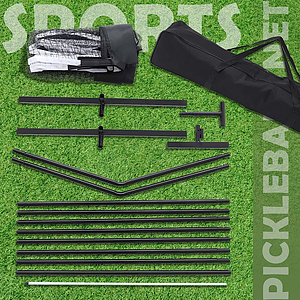 Pickleball Rack w/ Iron Stand & Carrying Bag