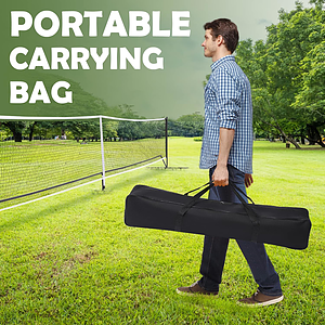 Pickleball Rack w/ Iron Stand & Carrying Bag