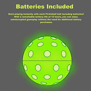 Pickleball Balls with LED Light