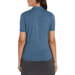 PERRY ELLIS® Moisture Wicking Double Knit Women's Polo Shirt with Custom Logo