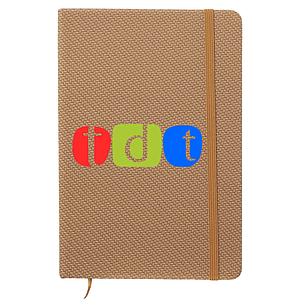 3" W x 3" H Arco A5 Knit Texturized Notebook