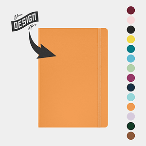 PAPERAGE® Expanded Leather Hard Cover Lined Journal Notebook 252 Numbered Pages