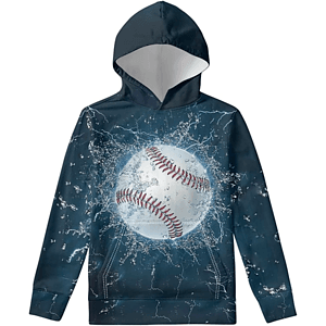 Youth rPET Recycled 100% Polyester Sublimation Performance Hoodie