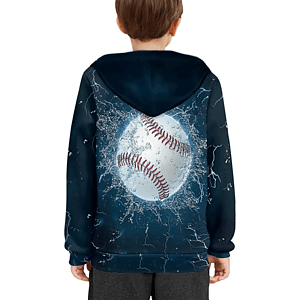 Youth rPET Recycled 100% Polyester Sublimation Performance Hoodie