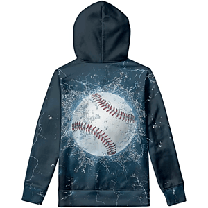 Youth rPET Recycled 100% Polyester Sublimation Performance Hoodie