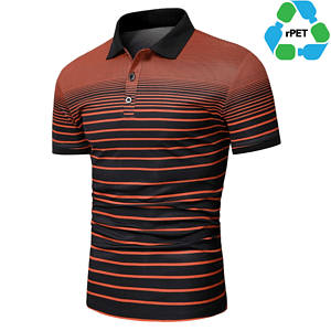 Men's rPET Recycled 100% Polyester Sublimation Performance Polo