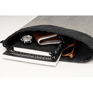 RejuVe® MILANO Recycled Heather Modern Sleek Drawstring Bag