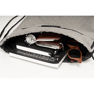 RejuVe® X-PAK Recycled Heather Drawstring Bag