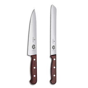 Victorinox® - Swiss Army German Made 2-Piece Wood Kitchen Knife Set