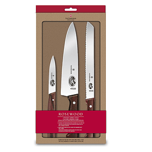 Victorinox® - Swiss Army German Made 3-Piece Wood Knife Set