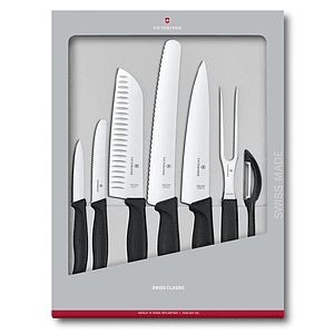 Victorinox® - Swiss Army German Made 7-Piece Kitchen Knife Set