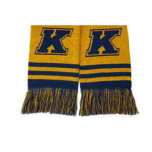 100% Acrylic Knitted Woven Scarf w/ Tassel