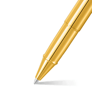 SHEAFFER® 100 9372 Glossy PVD Gold Trim Executive Rollerball Pen w/ Gift Box