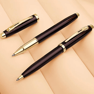 SHEAFFER® 100 9370 Glossy Coffee Brown Executive Rollerball Pen w/ Gift Box